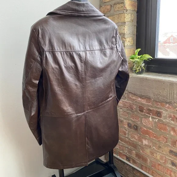 Harry Allenfall Vintage Brown Leather Jacket - Picture 6 of 6